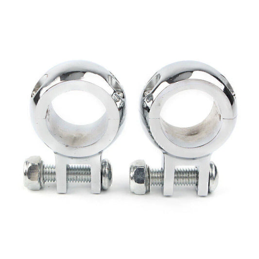 1-1/4" Engine Crash Bar Foot Peg Mount Clamp for Harley