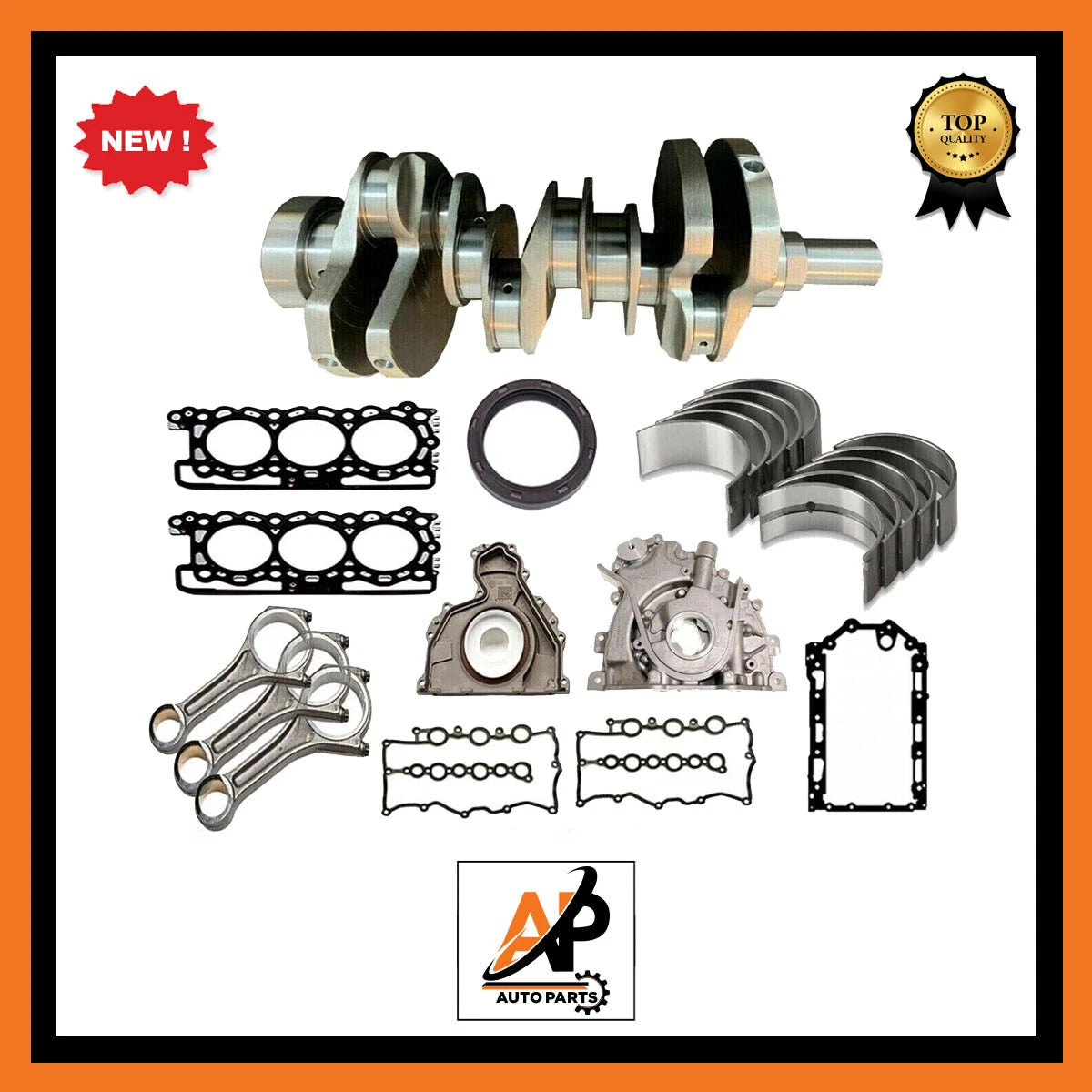 Engine Rebuild Kit for Jaguar 306DT 3.0 Forged Crankshaft (1999–2005)