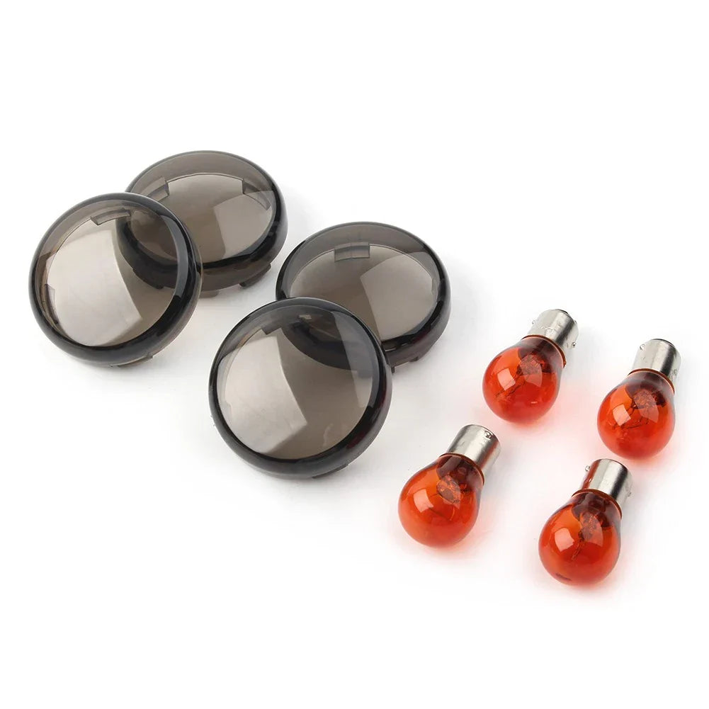 4 x Amber Turn Signal Lens for Harley Softail Sportster 883 1200