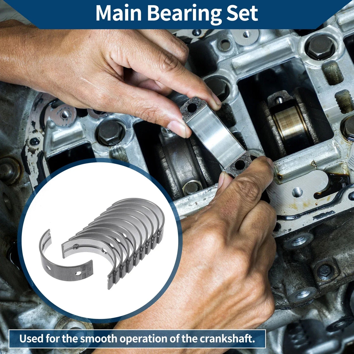 Main Bearing Set for Hyundai Elantra 1995-2006