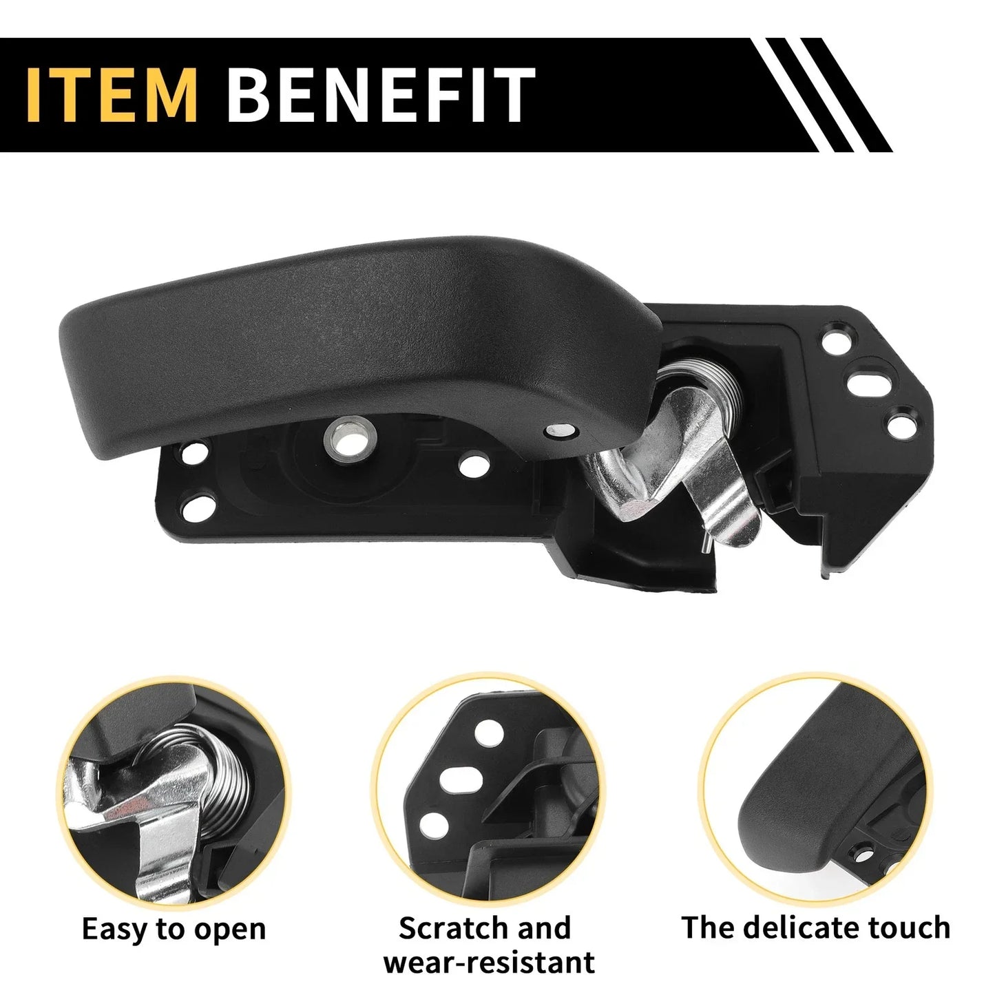 Front Right Interior Door Handle for Chevrolet Silverado 2500 HD (2007-2014)