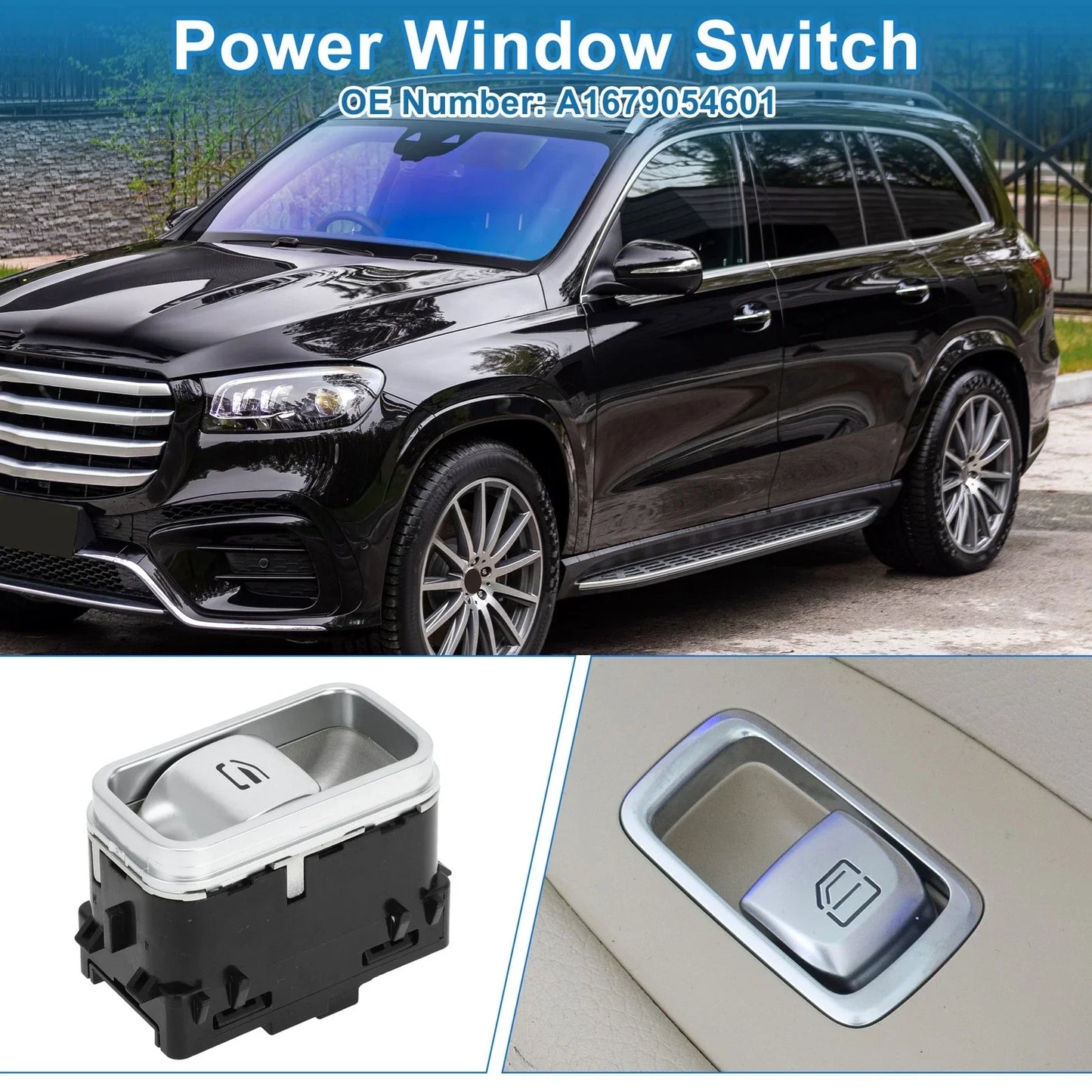 Power Window Switch for Mercedes-Benz GLS (2017-2023)
