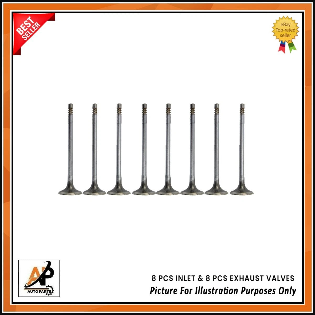 Exhaust and Inlet Valves Replacement Set for Citroen Peugeot Opel 1.5 Diesel (16)