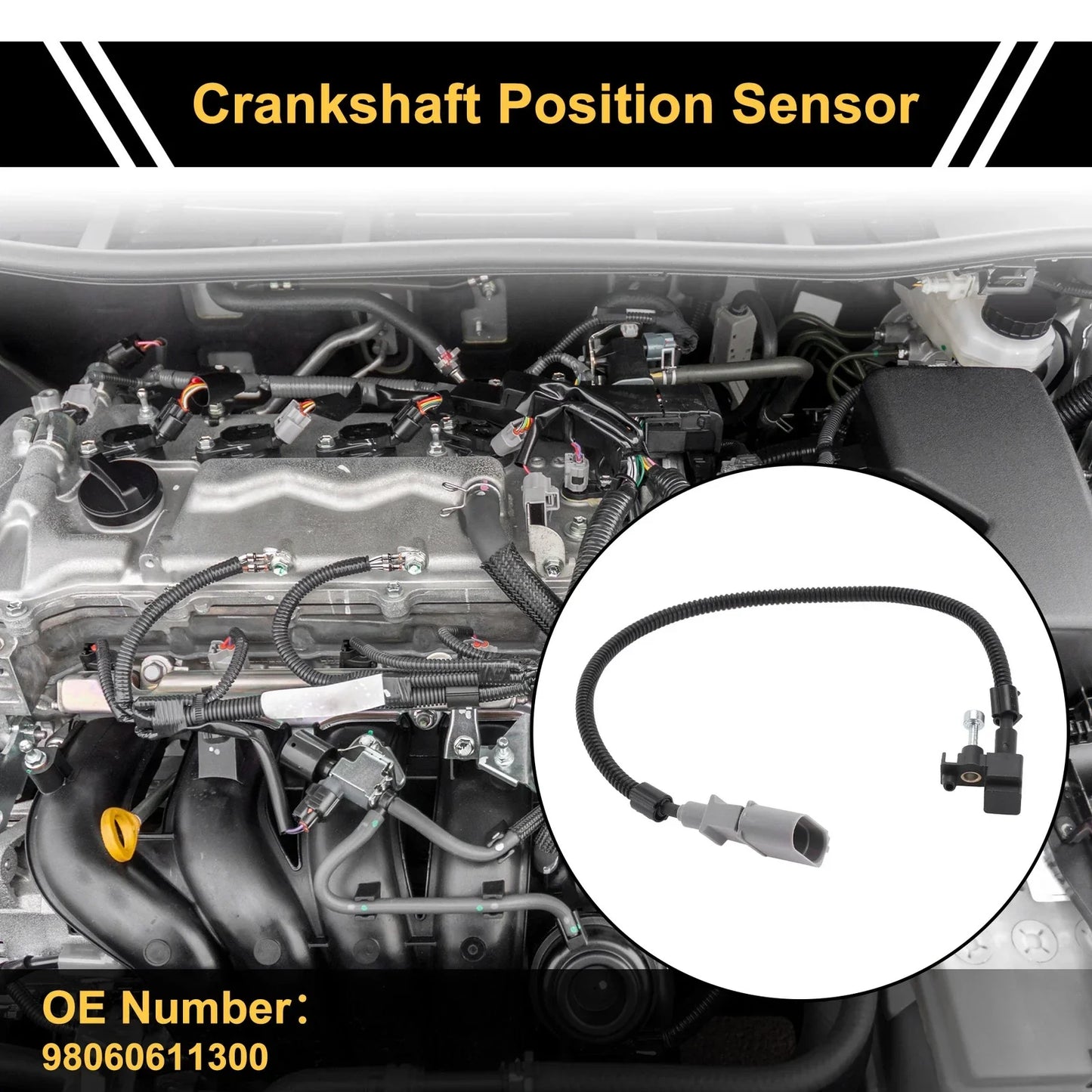 Crankshaft Position Sensor for Porsche Carrera GT 5.7L (2004-2006)