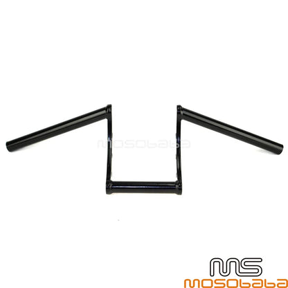 1" Black Handlebar Drag Z Bar for Harley Dyna Softail Sportster