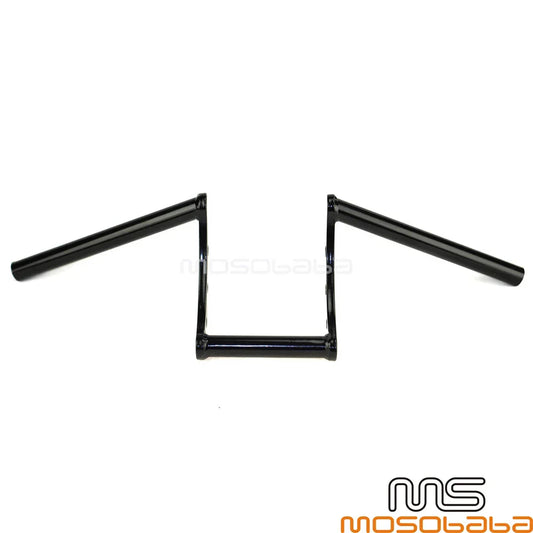 1" Black Handlebar Drag Z Bar for Harley Dyna Softail Sportster