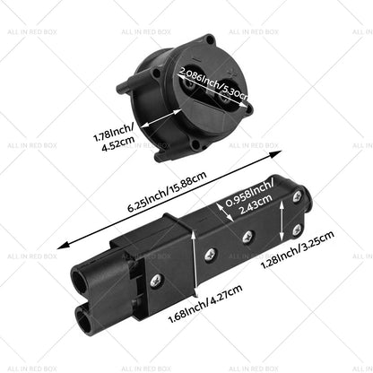 Charger Handle Plug & Receptacle for Yamaha G19 G22 Golf Cart (48V)