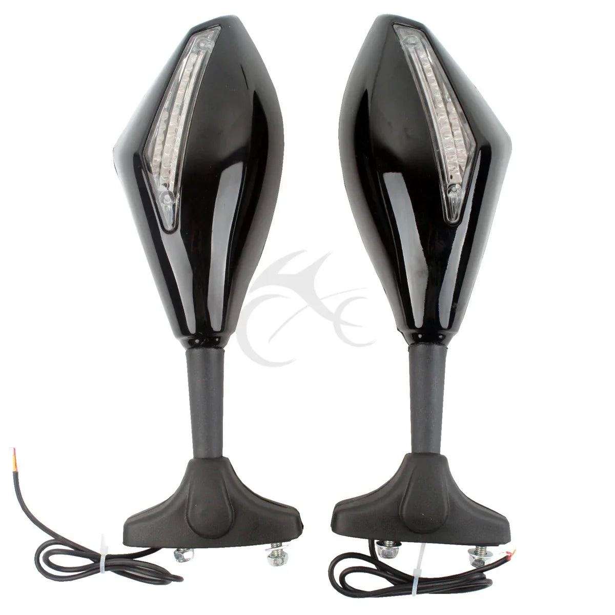 LED Turn Signal Rearview Mirrors for Honda VTR1000F FireStorm VTR1000 VFR800