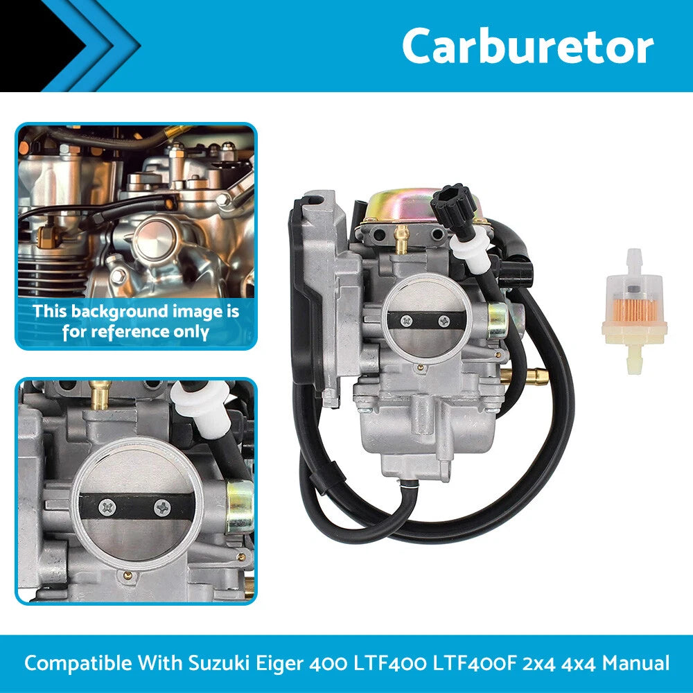 Carburetor for Suzuki Eiger 400 LTF400 LTF400F 2x4 4x4 (2002-2007)