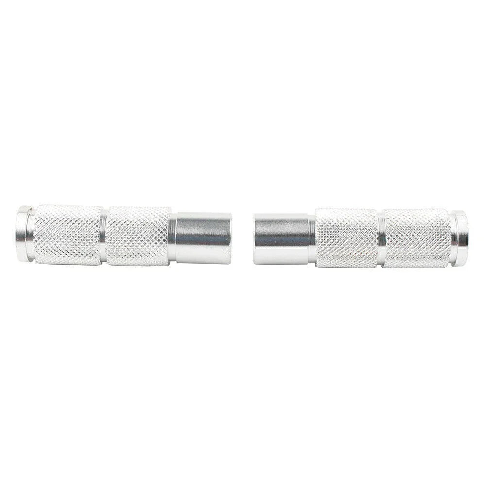 CNC Silver Rear Foot Pegs for Universal Motorcycle