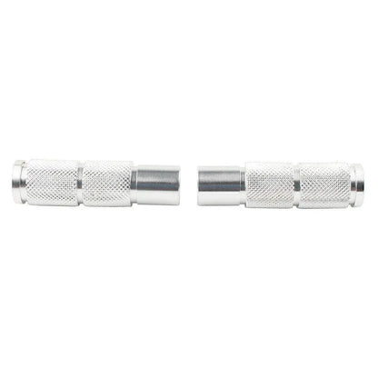 CNC Silver Rear Foot Pegs for Universal Motorcycle