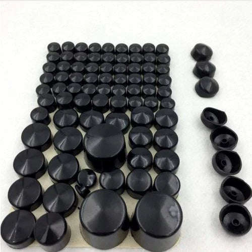 Bolt Caps for Harley Softail Twin Cam 2000-2006 Black