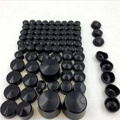 Bolt Caps for Harley Softail Twin Cam 2000-2006 Black