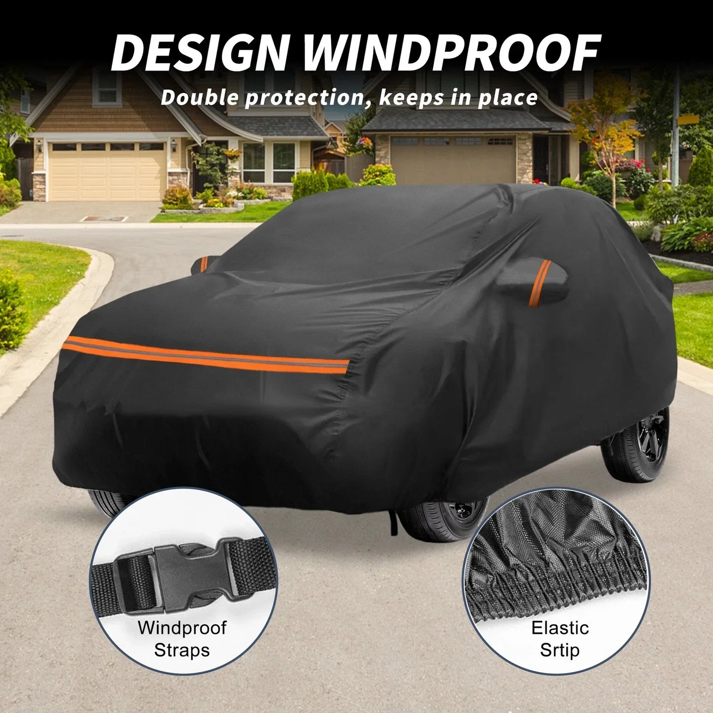 Waterproof PEVA Cotton Car Cover for Mercedes-Benz GLA (2013-2023)