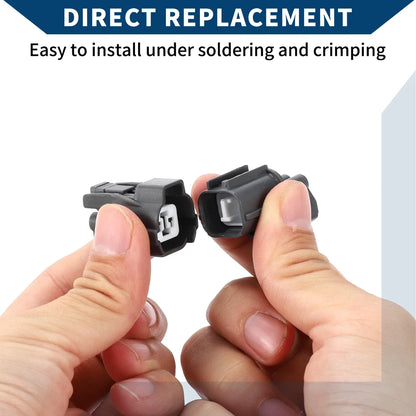 2 x Pin Cable Horn Rear Door Lock Motor Connector Plug for Honda