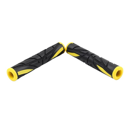 Yellow Universal Motor Brake Clutch Lever Grips Rubber Sleeve Cover