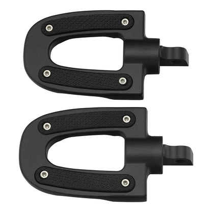 Matte Black Footpegs for Harley Road King, Street Glide (2009-2023)