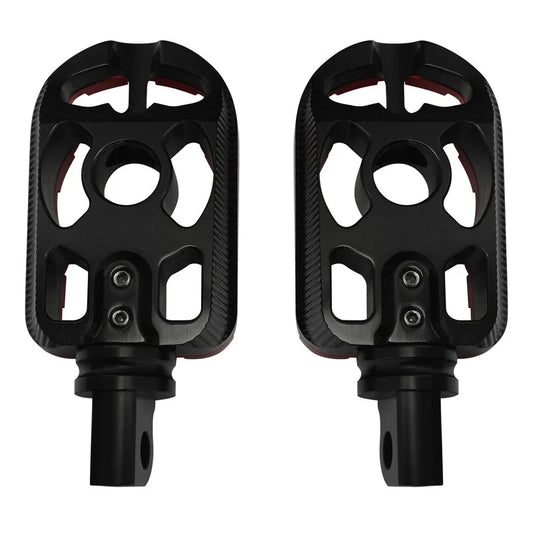 10mm Footpegs Footrests for Harley Touring Road Street Glide Softail