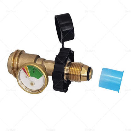 Gas Pressure Gauge Level Indicator for QCC Gas Bottle Cylinder Adaptor