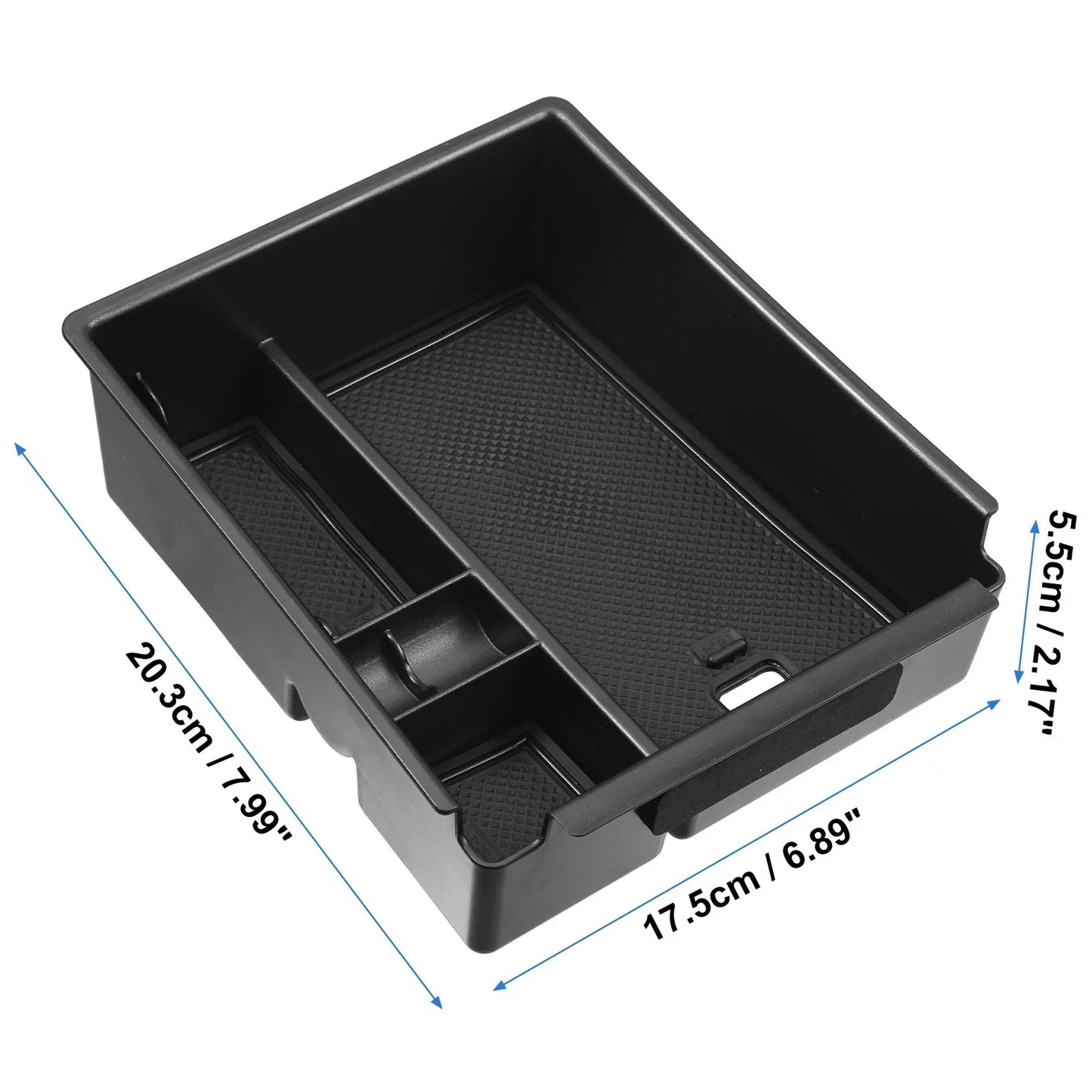 Car Center Console Storage Box for Hyundai Tucson NX4 (2021-2022) Black