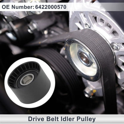 Drive Belt Idler Pulley for Mercedes-Benz M-Class (2005-2011) Black 1 x