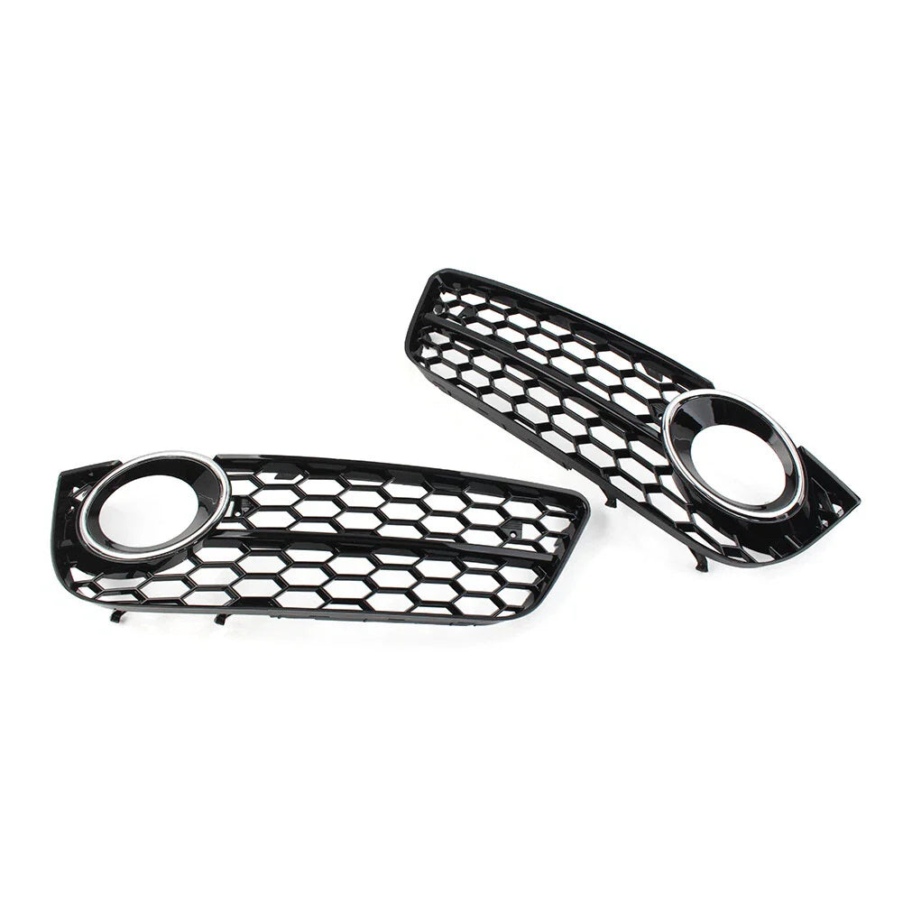 Honeycomb Mesh Fog Light Grille Cover for Audi A5 (2008-2011)