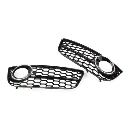 Honeycomb Mesh Fog Light Grille Cover for Audi A5 (2008-2011)