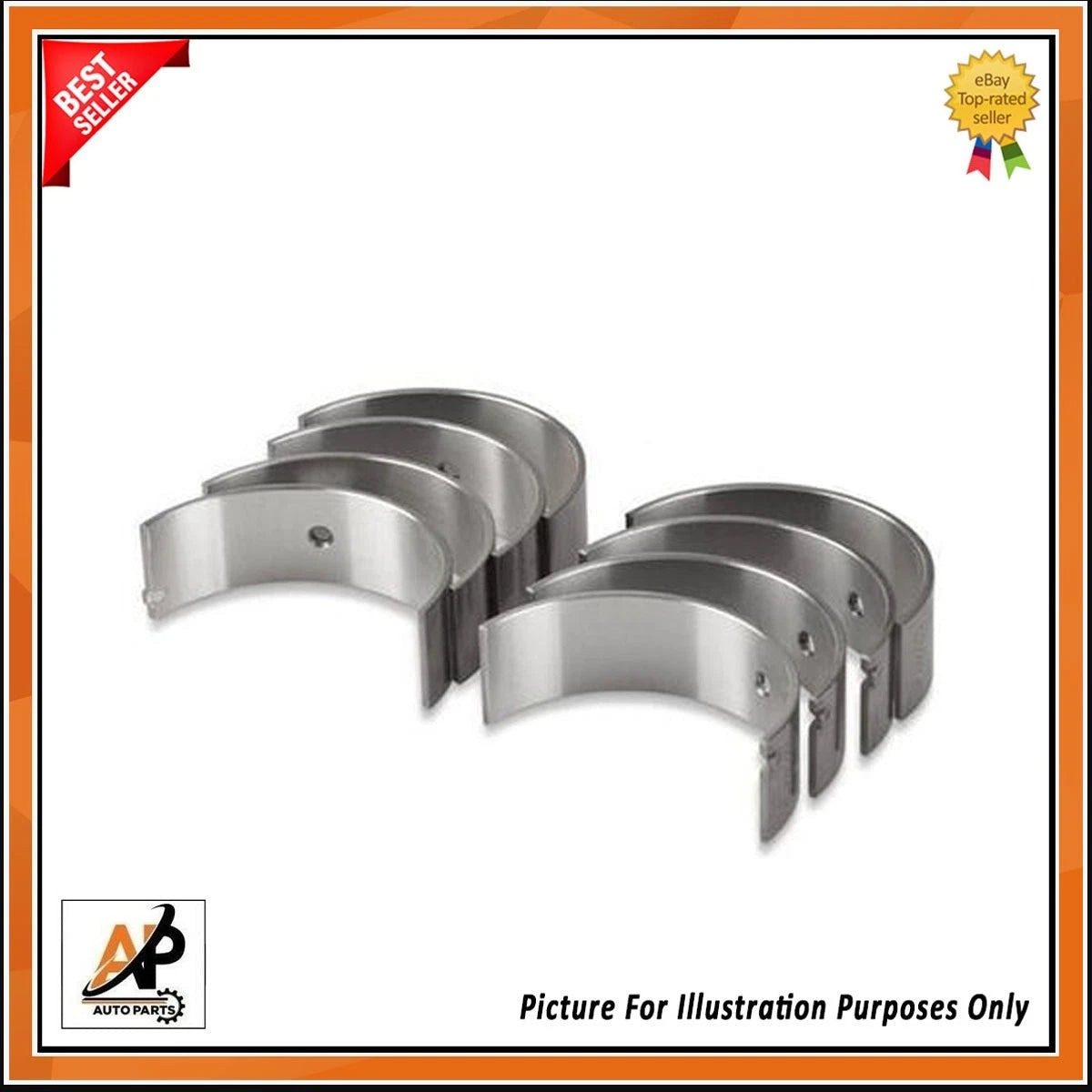 Big End Conrod Bearings Set Replacement for Toyota MR2 1.6 (1990–1999)
