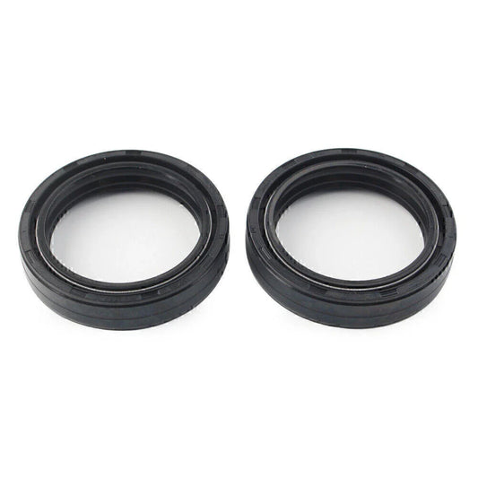 Black 43X55 Motorcycle Front Damper Shock Absorber Fork Seal
