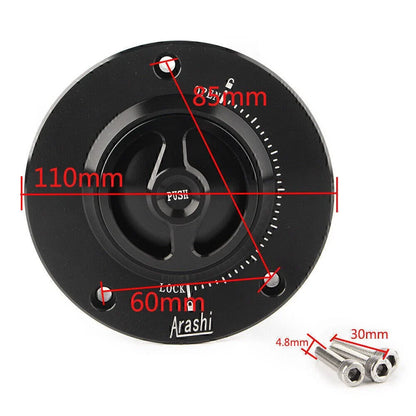 Fuel Gas Tank Cap Cover for Suzuki GSXR600 GSX750 GSX650F GSR600 GSR750 (2006-2023)