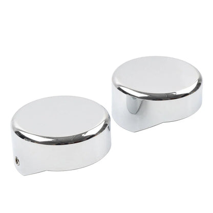 Chrome CNC Upper Fork Caps for Harley Softail Breakout FXBR FXBRS (2018-23)