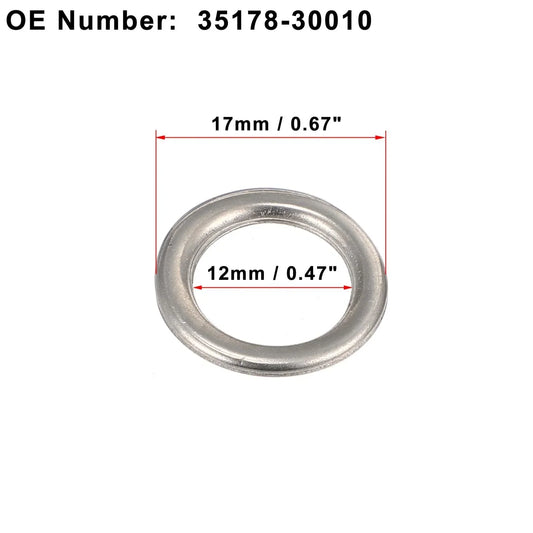15 x Engine Oil Drain Screw Gaskets M12 for Toyota Tacoma (2009-2019)