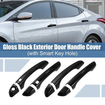 8pcs Exterior Side Door Handle Cover Trim for Hyundai Elantra (2017-2020)
