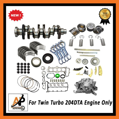 Engine Rebuild Kit with Crankshaft for Jaguar Land Rover 2.0D (204DTA) (2011–2017)