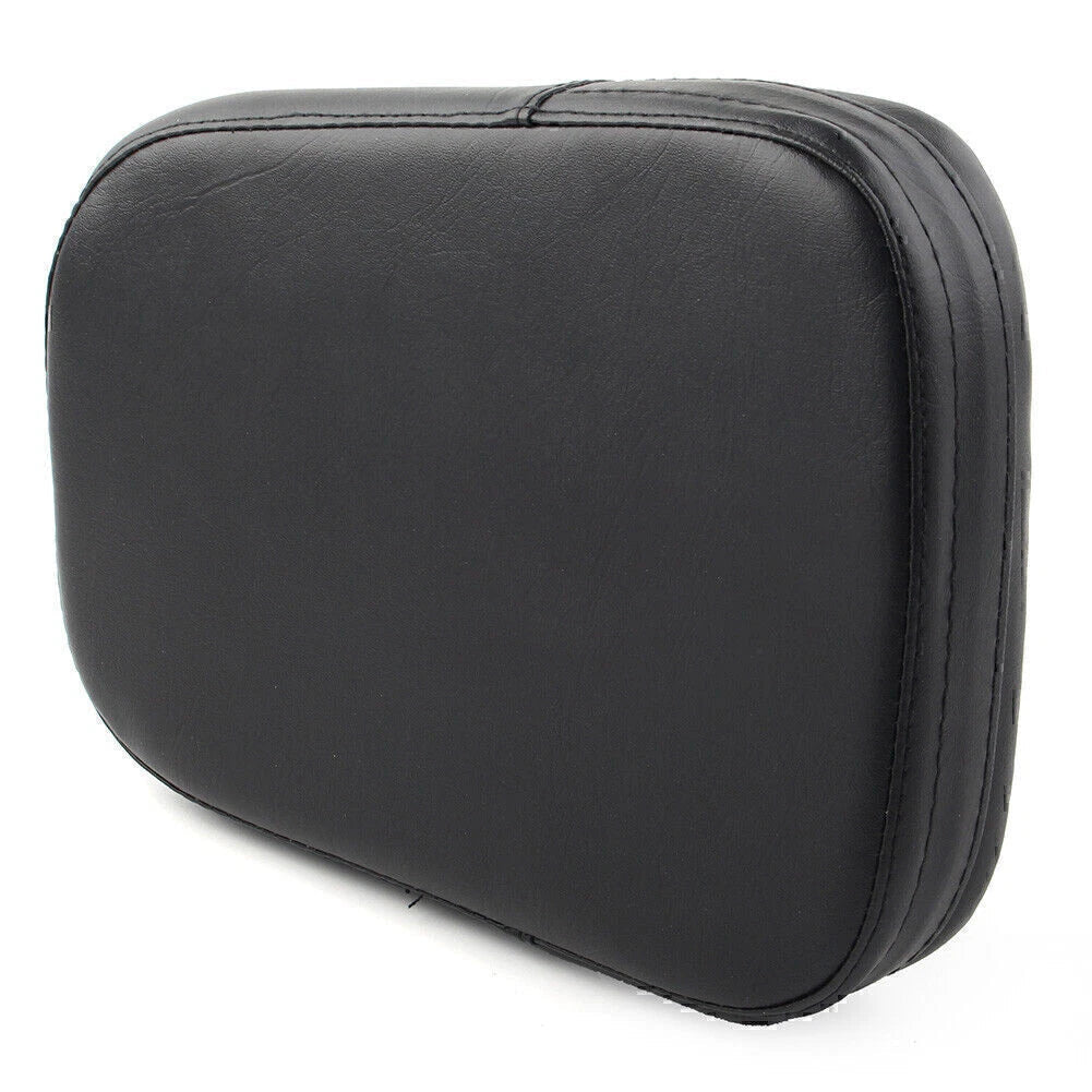 Black Motorcycle Sissy Bar Backrest Cushion Pad for Harley Chopper