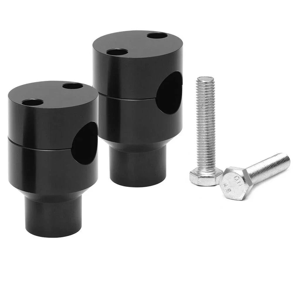 1" Black Motorcycle Handlebar Riser Mount Clamp for Harley Sportster