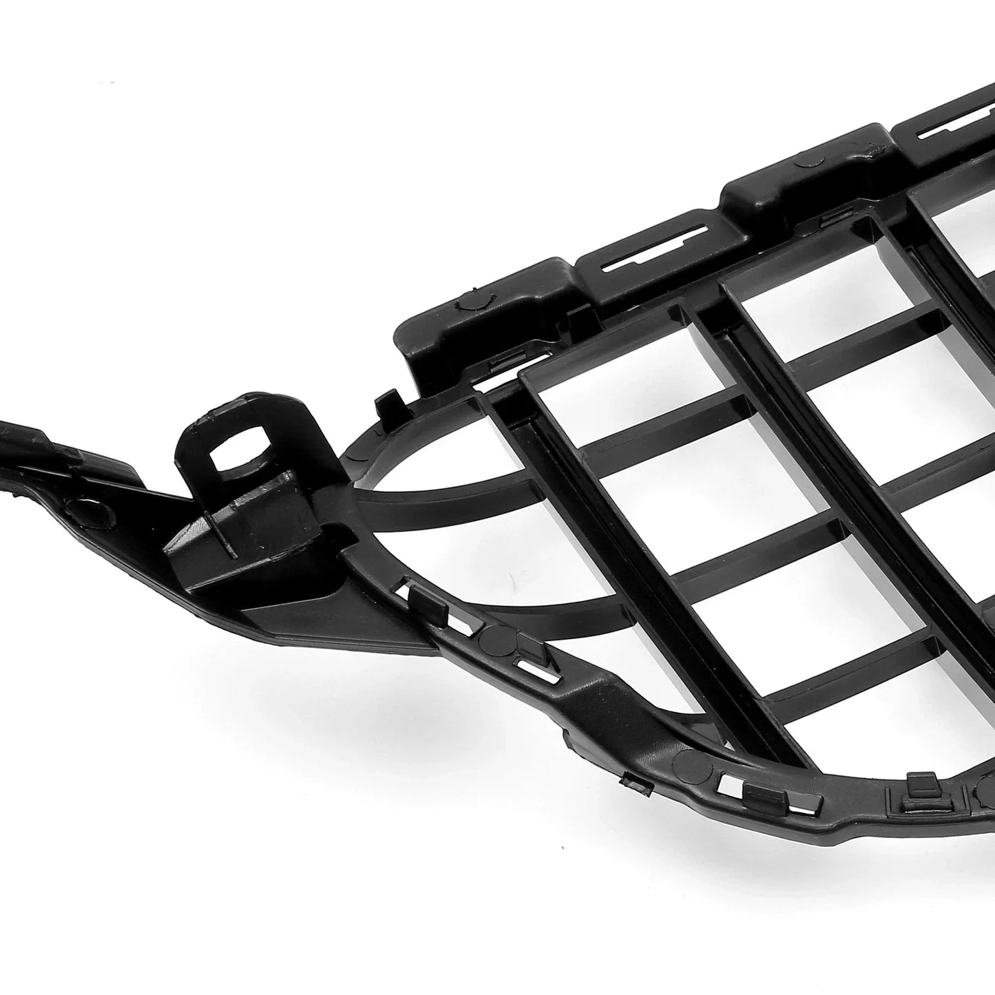 Front Upper Bumper Grille for Mercedes-Benz C250 (2015-2018) Black
