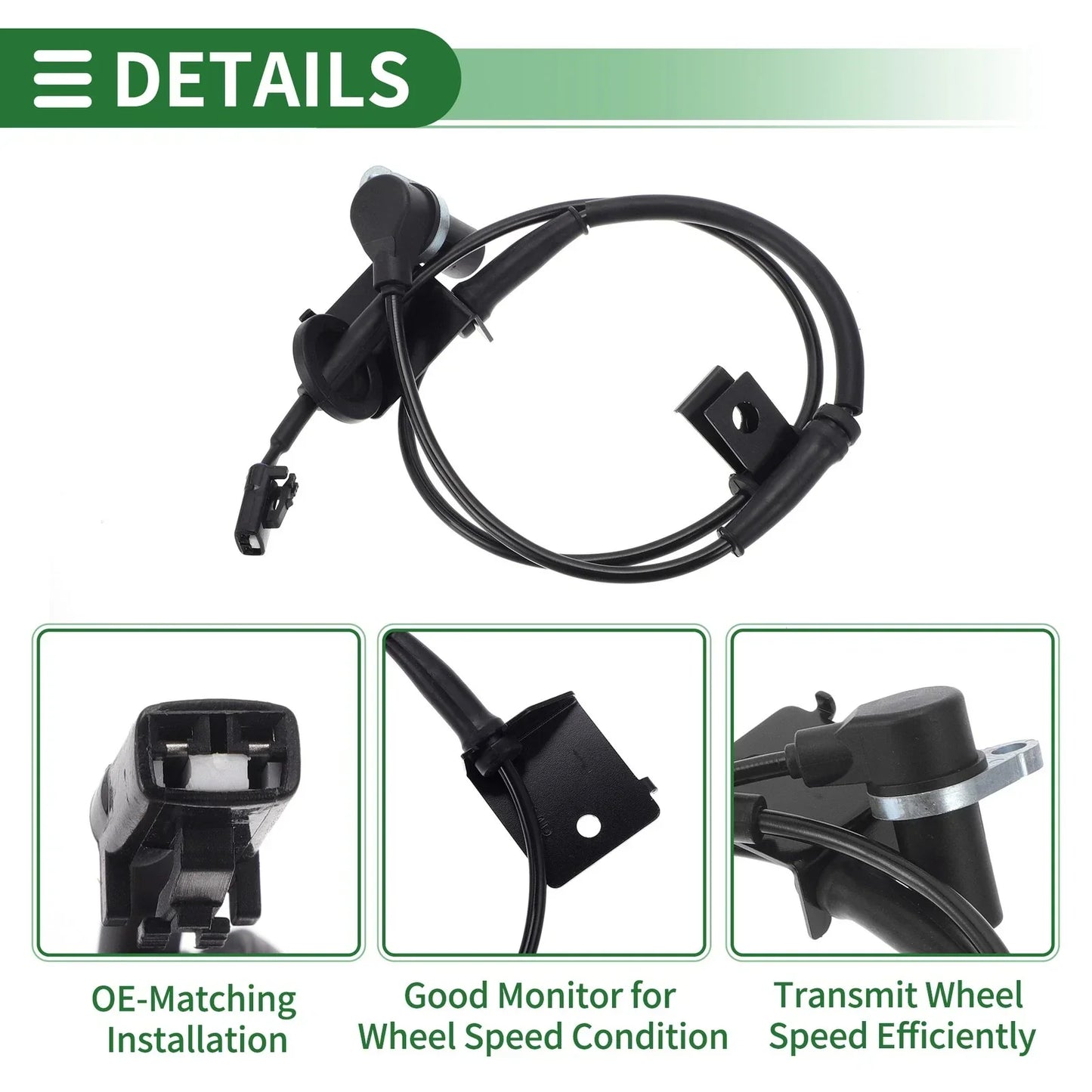 ABS Wheel Speed Sensor for Hyundai Santa Fe Right Front (2013-2018)