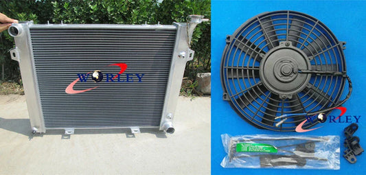 Aluminum Radiator + Fan for Jeep Grand Cherokee 5.2L V8 (1993-1997)
