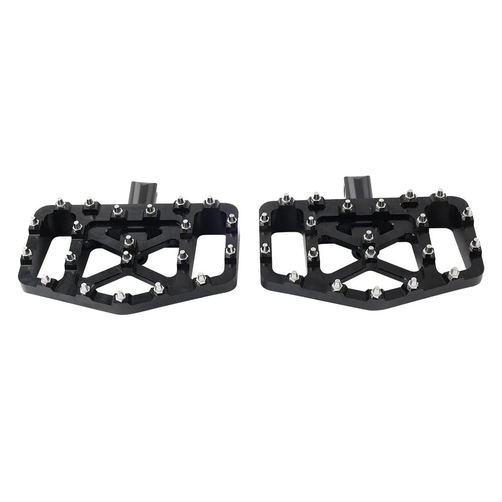 Black Rear FootPeg Passenger Pedal for Harley FXBB FXLR FXLRS FXLRST FXST FLSB (2018-2023)