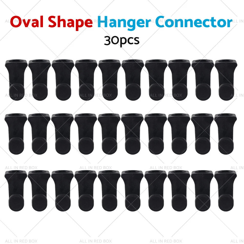 30PCS Closet Organizer Clothes Hanger Connector Hook Space Saving