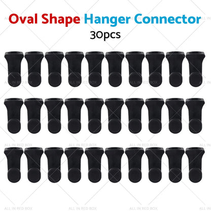 30PCS Closet Organizer Clothes Hanger Connector Hook Space Saving