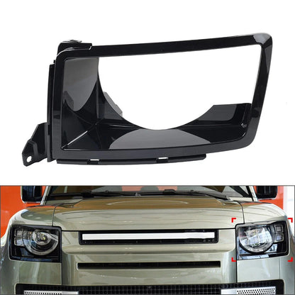 Left Front Bumper Headlight Bezel Cover for Land Rover Defender (2020-2023)