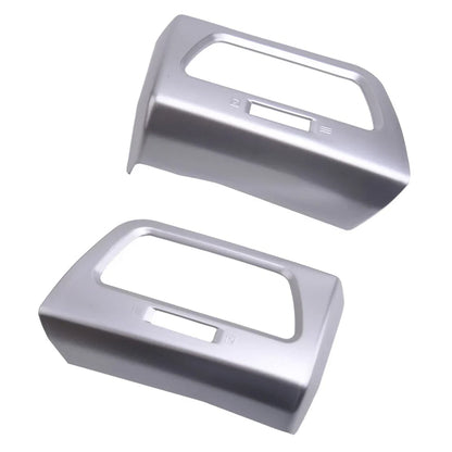 Silver AC Air Vent Cover Frame for Honda CR-V 2012-2016 (2 x Covers)