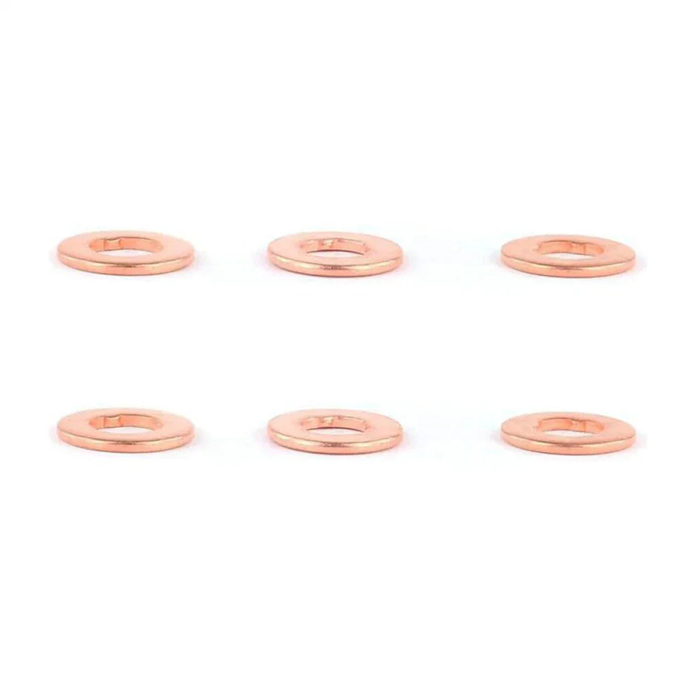 6Pcs Copper Shim Clip Washer Gasket for F00VC17503