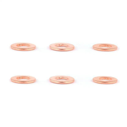 6Pcs Copper Shim Clip Washer Gasket for F00VC17503