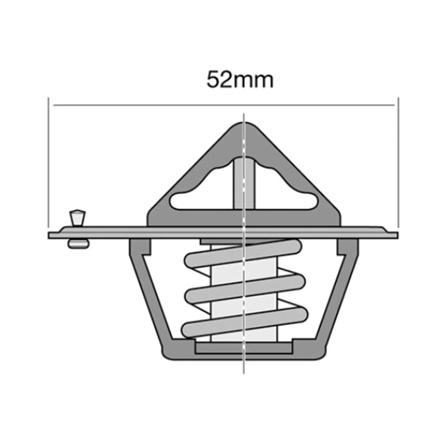 Thermostat for Toyota Landcruiser Bundera RJ70 2.4L 22R (1984-1987)