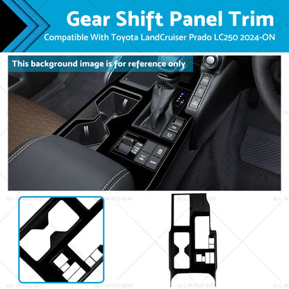 Gear Shift Panel Trim ABS for Toyota LandCruiser Prado (2024-ON)