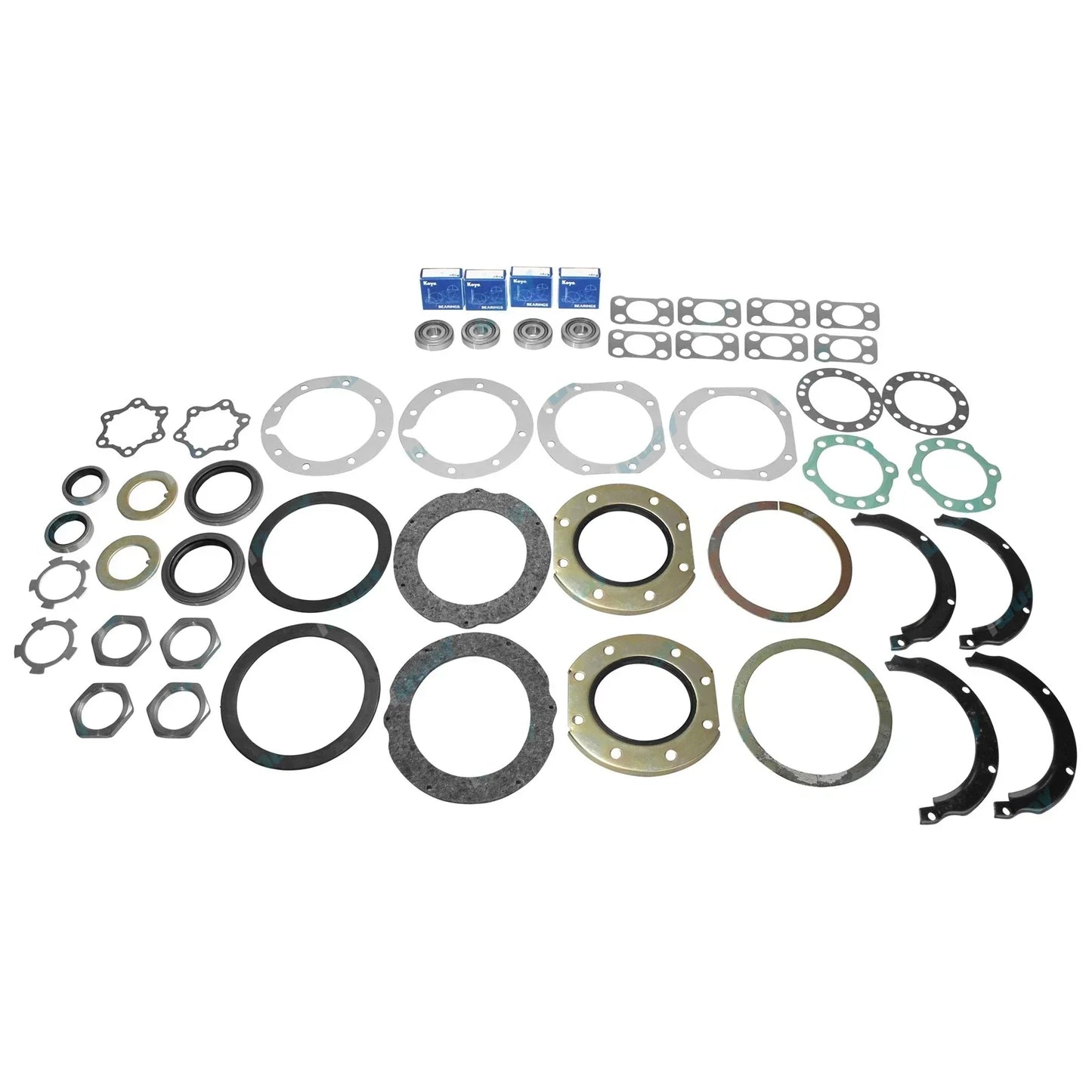 Swivel Hub + Axle Seal Repair Kit with King Pin Bearings for Toyota FZJ75 HZJ75