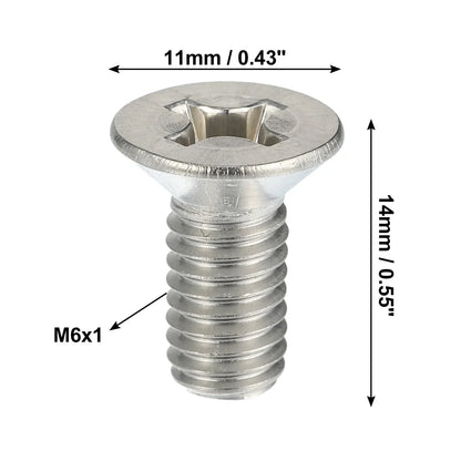 4 x Brake Disc Rotor Screws Bolts Kit for Honda Accord Civic (2003-2012)